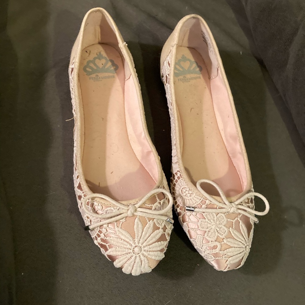 Embroidered Ballet Flats